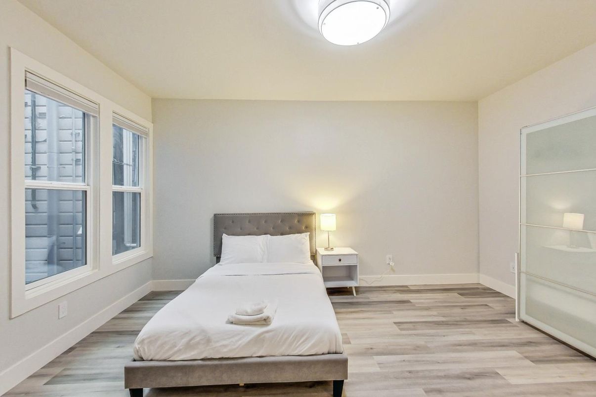 Bedroom, Interior, Wood Texture Flooring