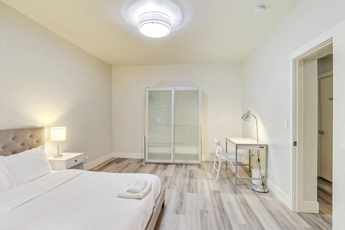 Bedroom, Interior, Wood Texture Flooring