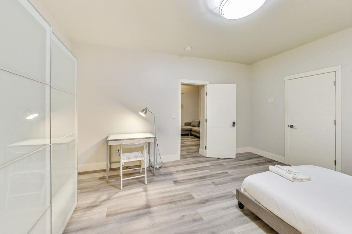 Bedroom, Interior, Wood Texture Flooring