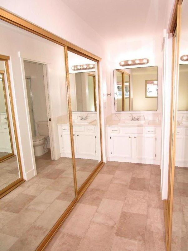 Bathroom, Dual Sink Vanities, Glass Shower, Interior