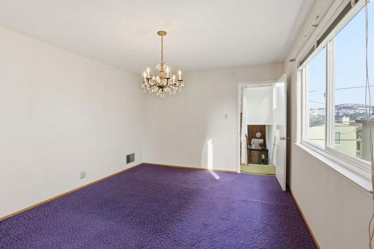 Chandelier, Empty room, Interior