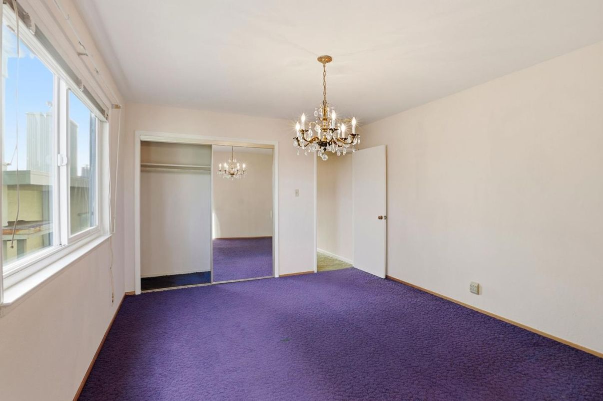 Chandelier, Empty room, Interior