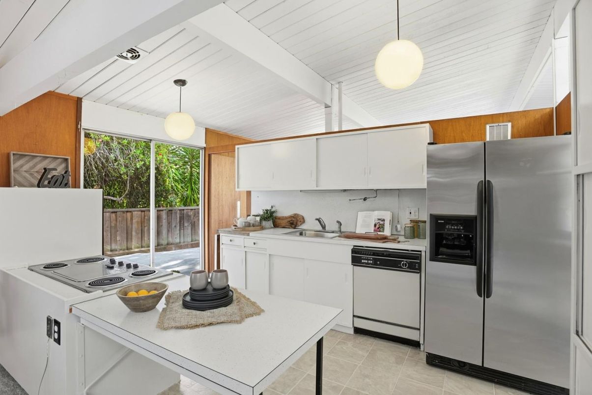 Interior, Kitchen, Pendant Lights, Stainless Steel Appliances