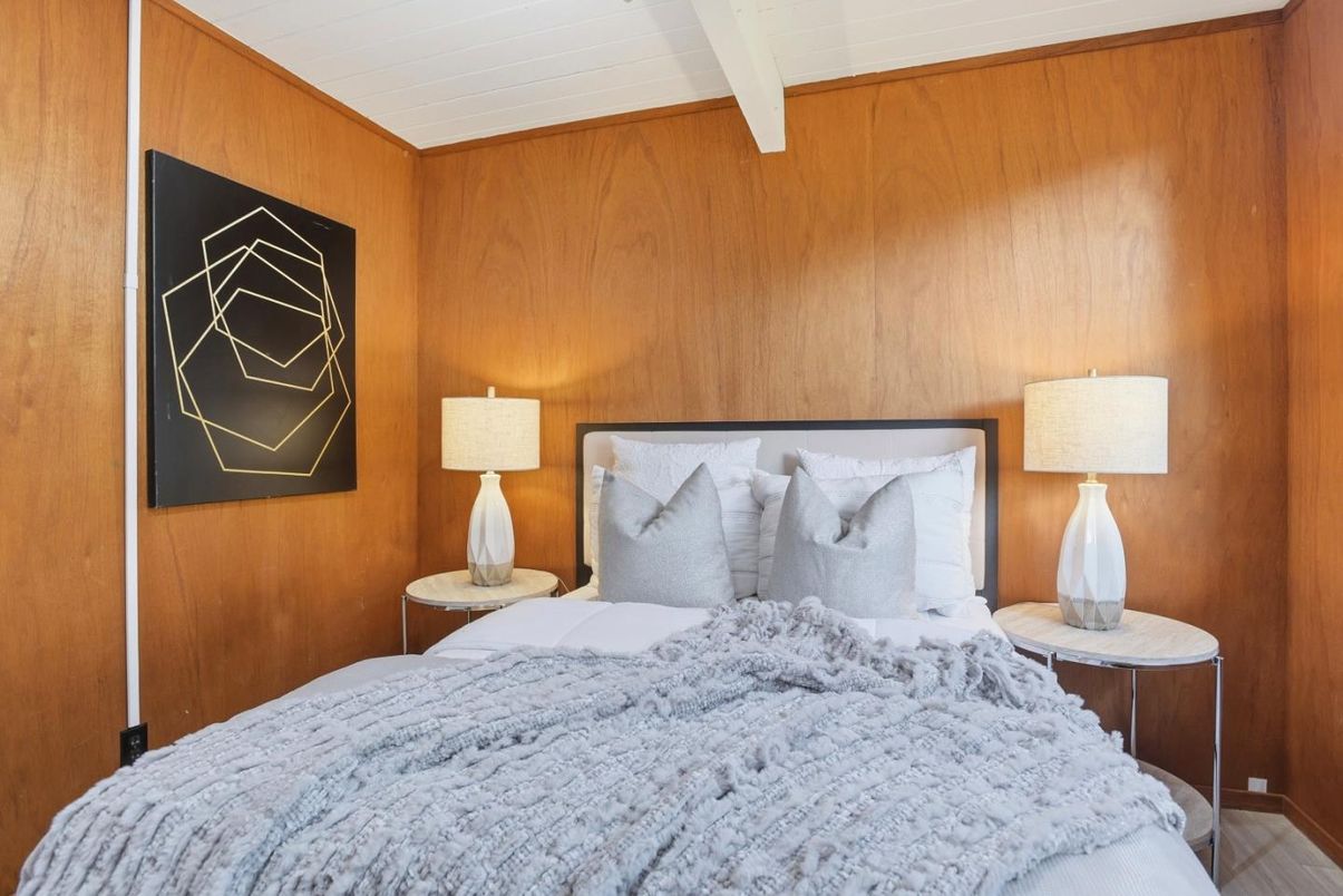 Bedroom, Interior, Wooden Walls