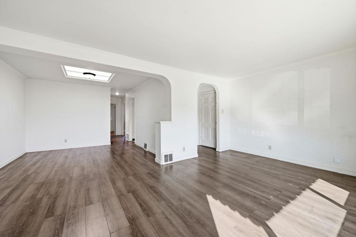 Empty room, Interior, Wood Texture Flooring