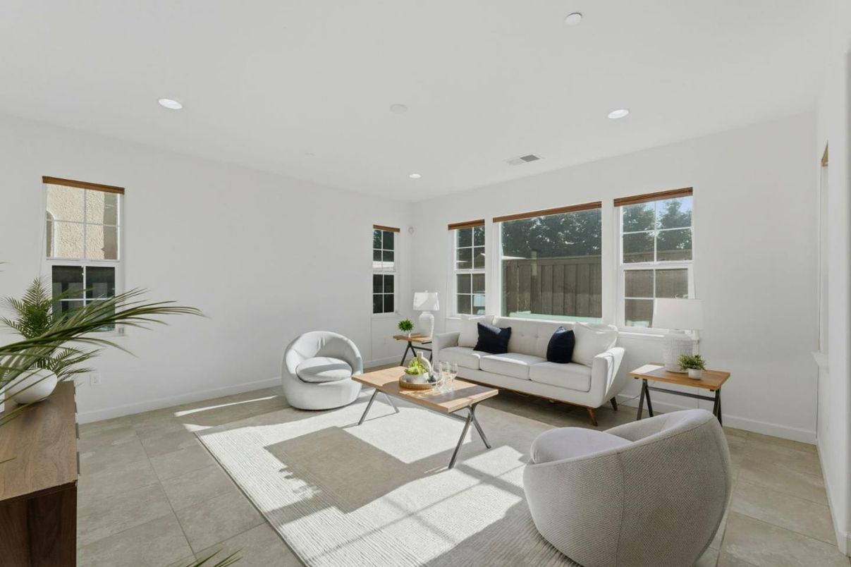 Interior, Living room, Recessed Lighting