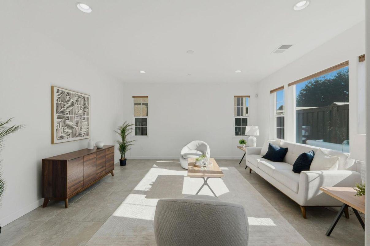 Interior, Living room, Recessed Lighting