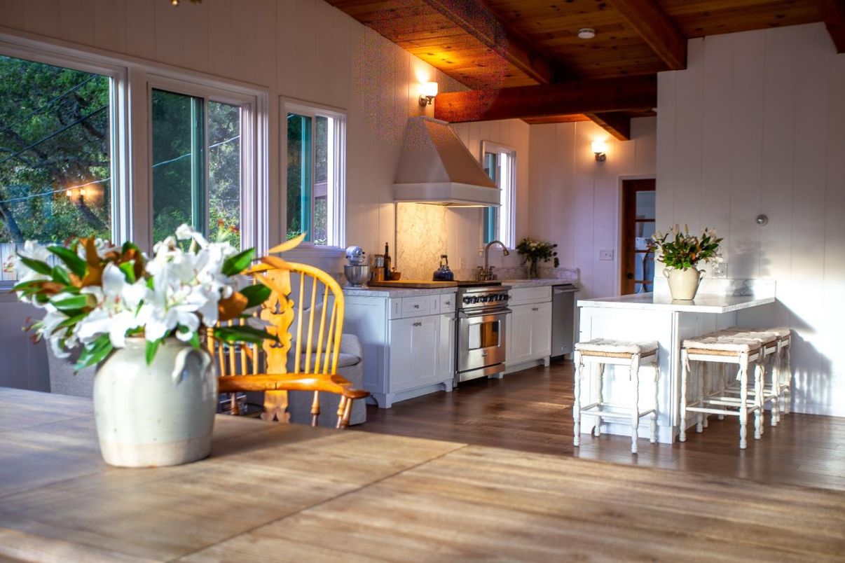 Interior, Kitchen, Wooden Beams, Wooden Ceilings, Wood Texture Flooring