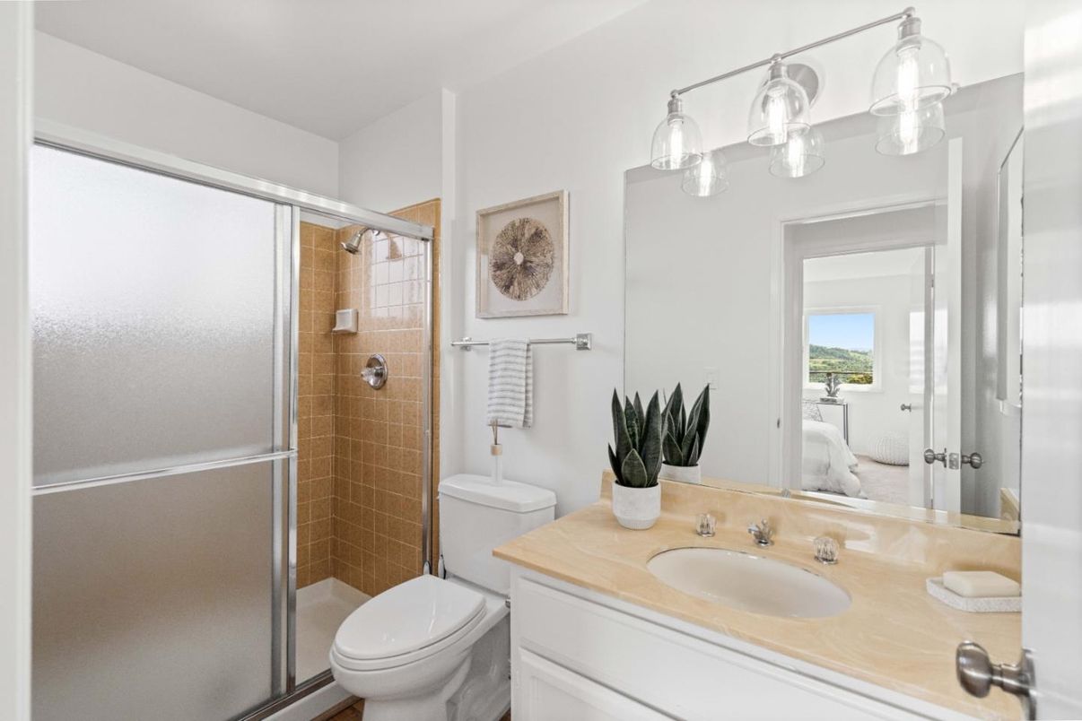 Bathroom, Glass Shower, Interior