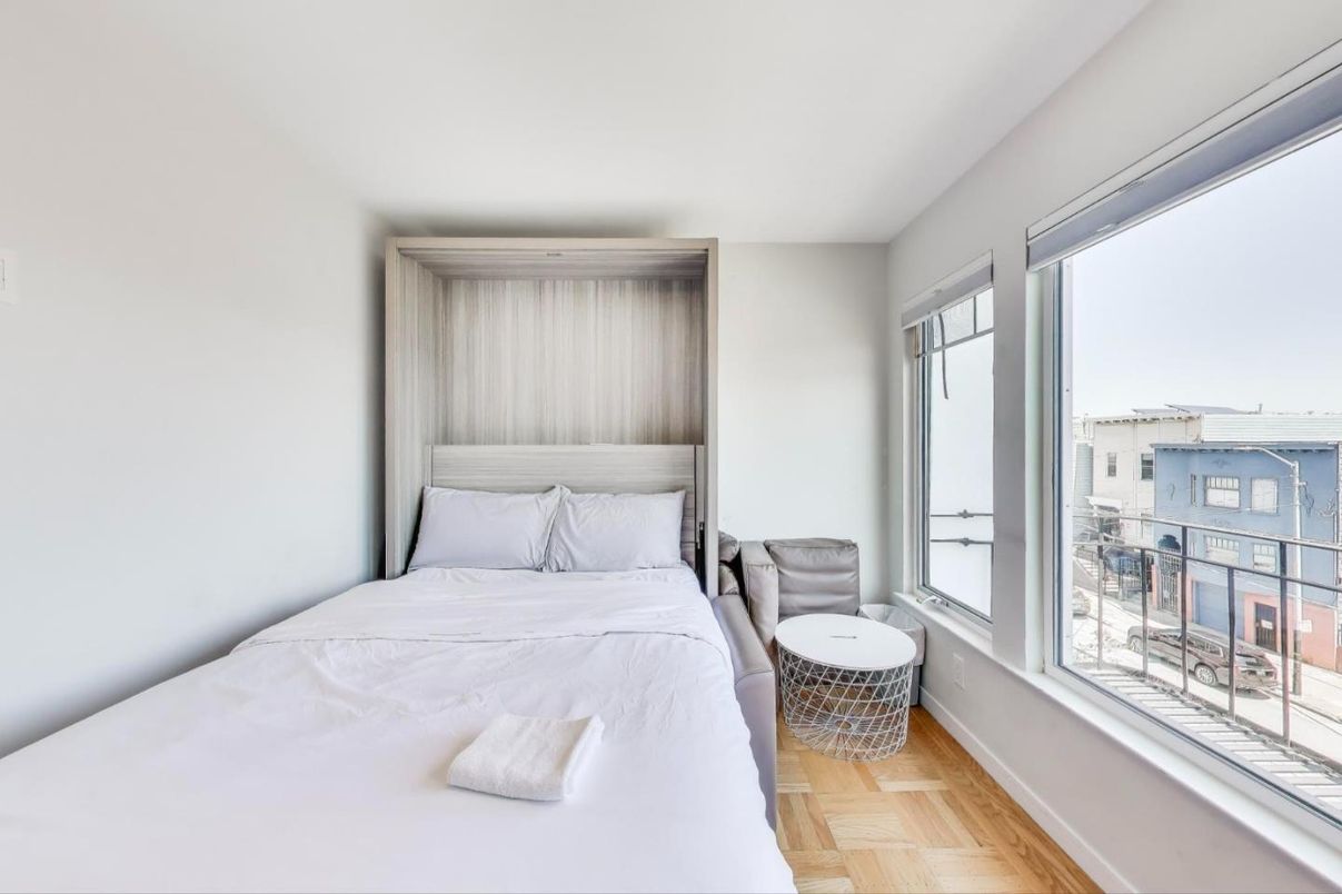 Bedroom, Interior, Wood Texture Flooring