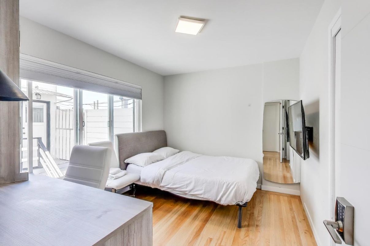 Bedroom, Interior, Wood Texture Flooring
