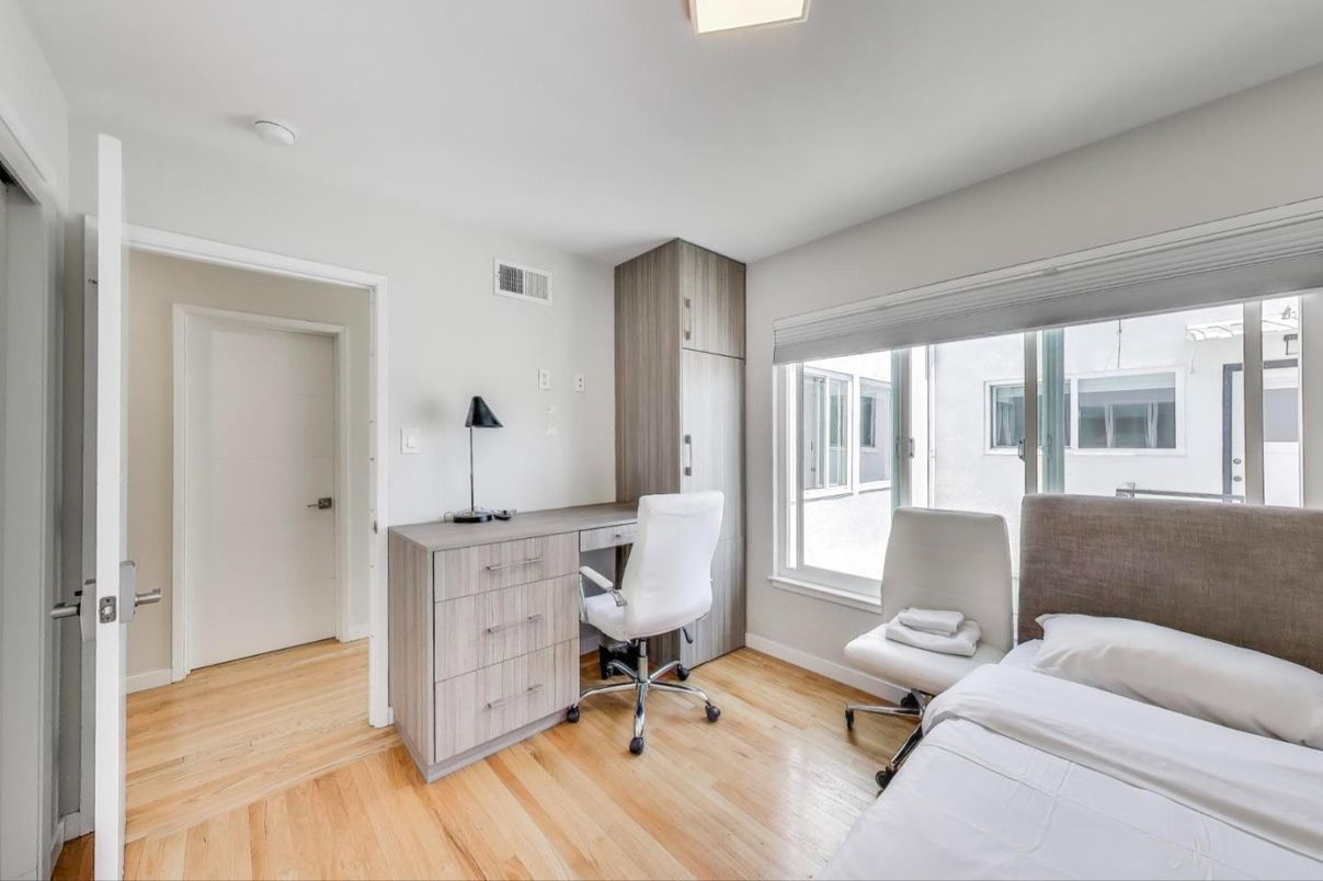 Home Office, Interior, Wood Texture Flooring