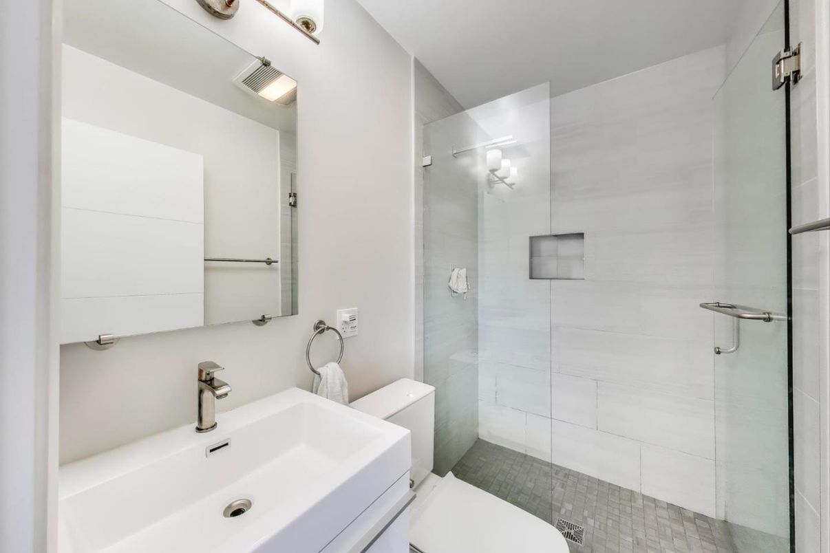 Bathroom, Glass Shower, Interior