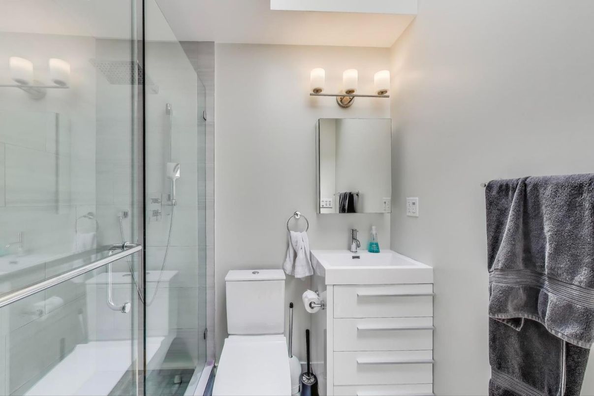 Bathroom, Glass Shower, Interior