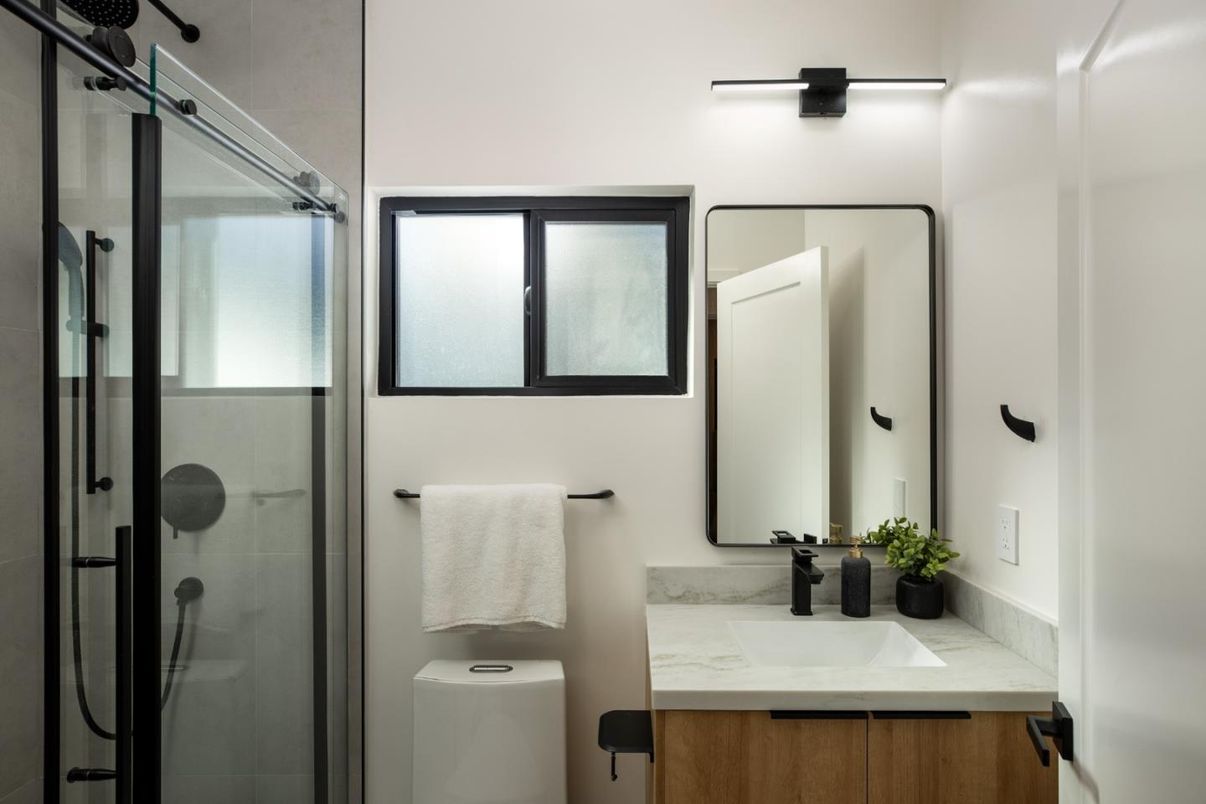 Bathroom, Glass Shower, Interior