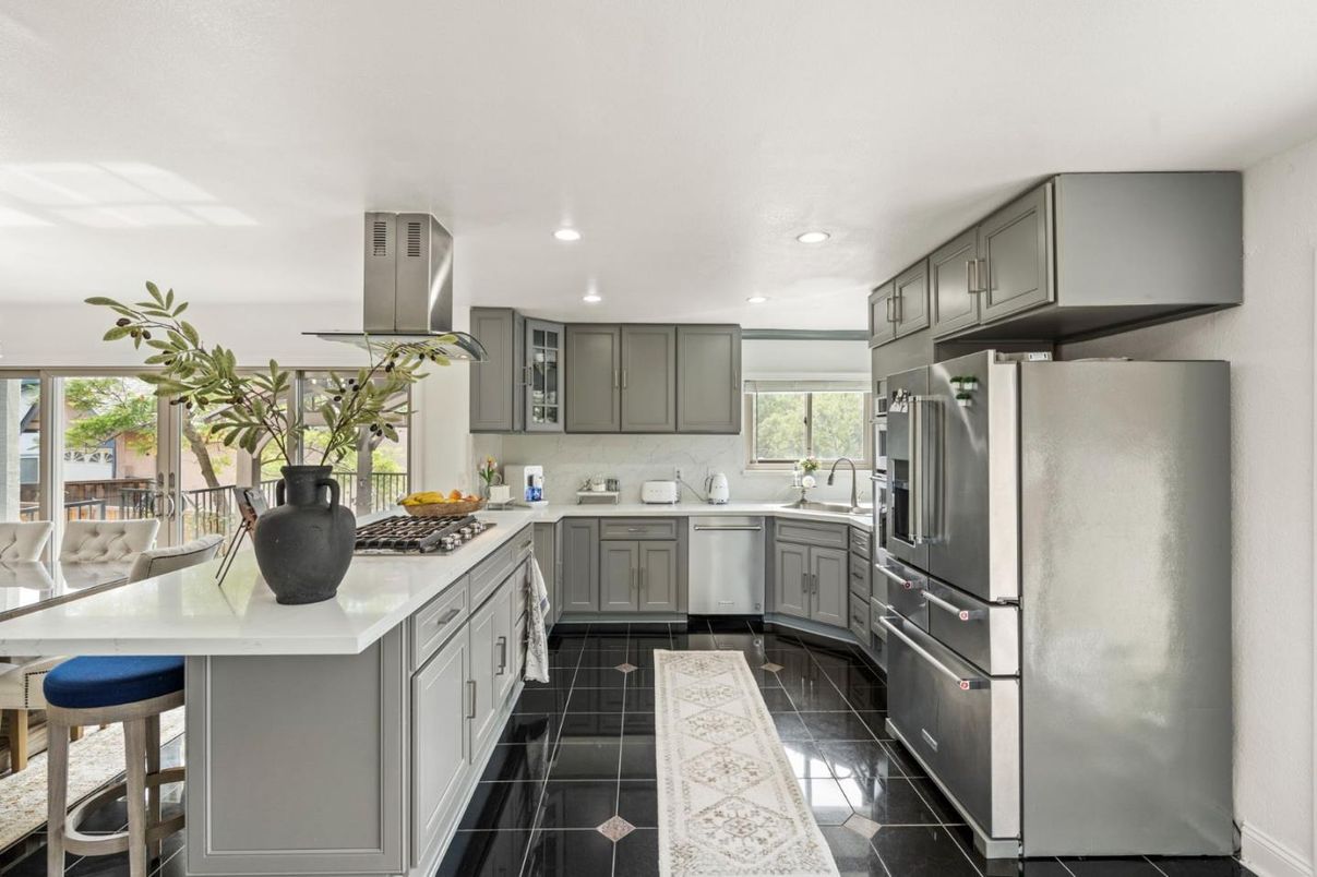 Interior, Kitchen, Recessed Lighting, Stainless Steel Appliances