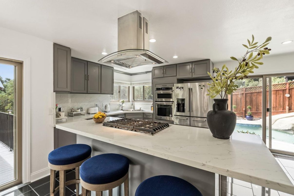 Interior, Kitchen, Recessed Lighting, Stainless Steel Appliances