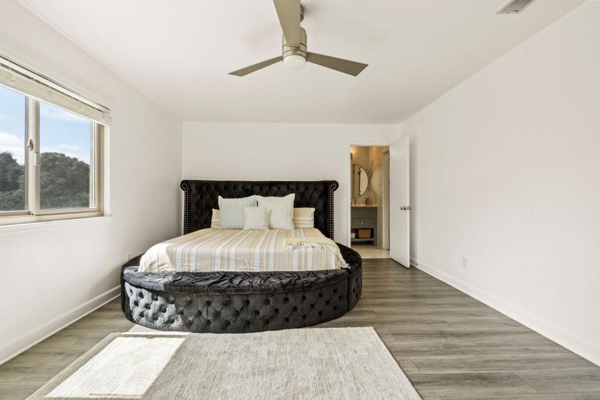 Bedroom, Interior, Wood Texture Flooring