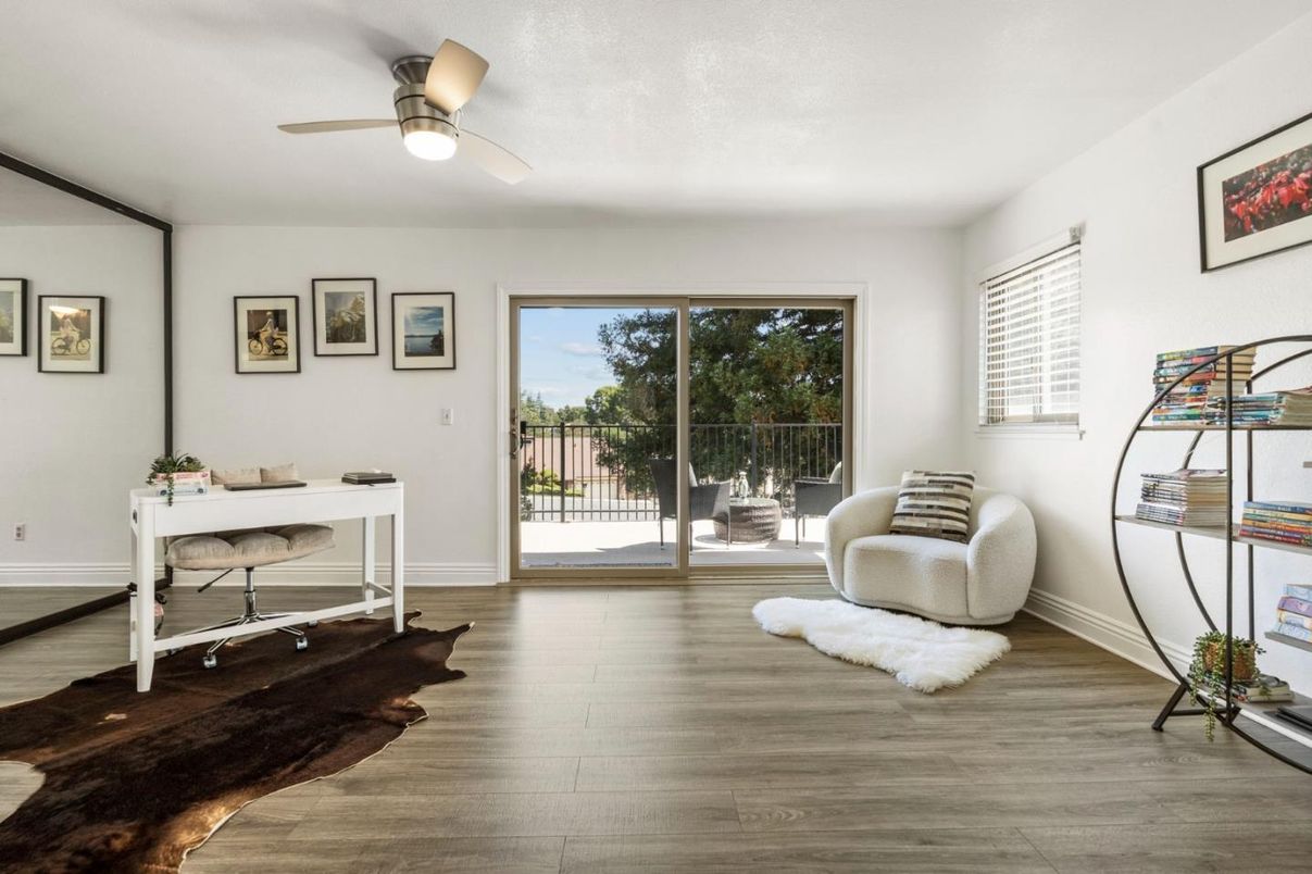 Home Office, Interior, Wood Texture Flooring