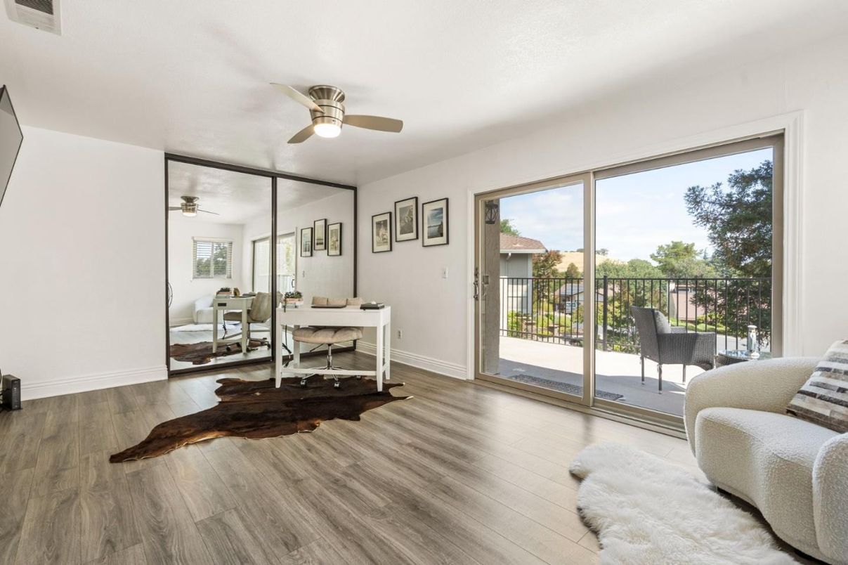 Home Office, Interior, Wood Texture Flooring