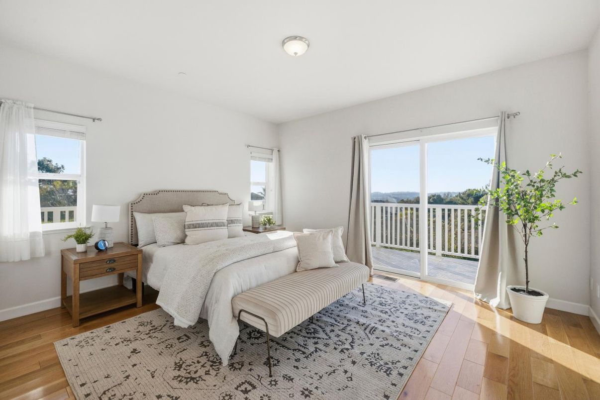 Bedroom, Interior, Wood Texture Flooring