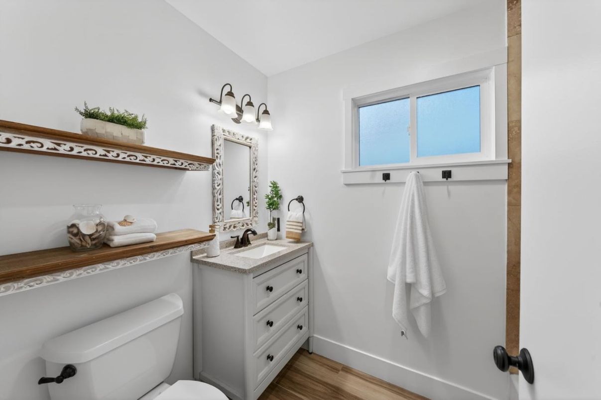 Bathroom, Interior, Wood Texture Flooring