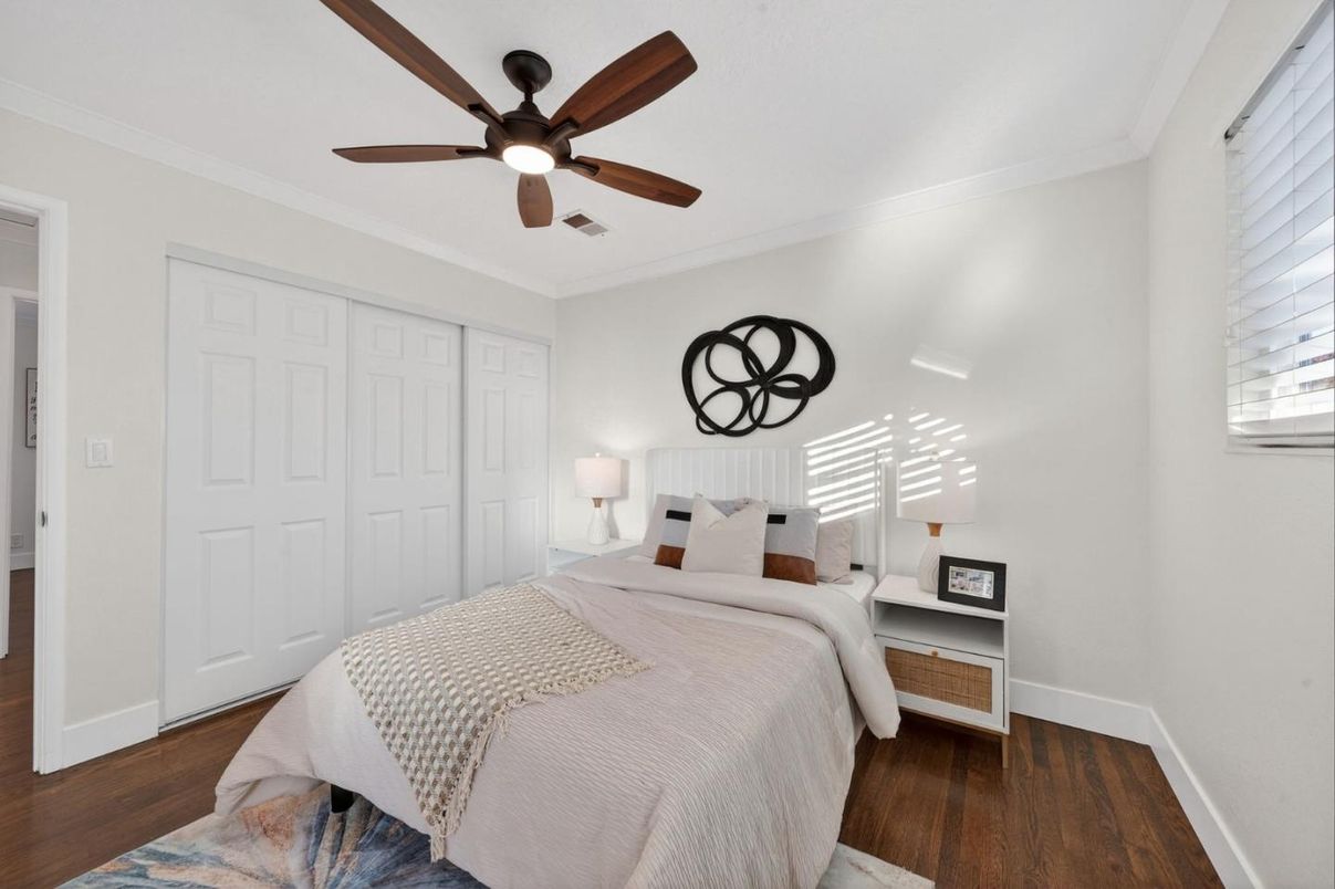 Bedroom, Interior, Wood Texture Flooring