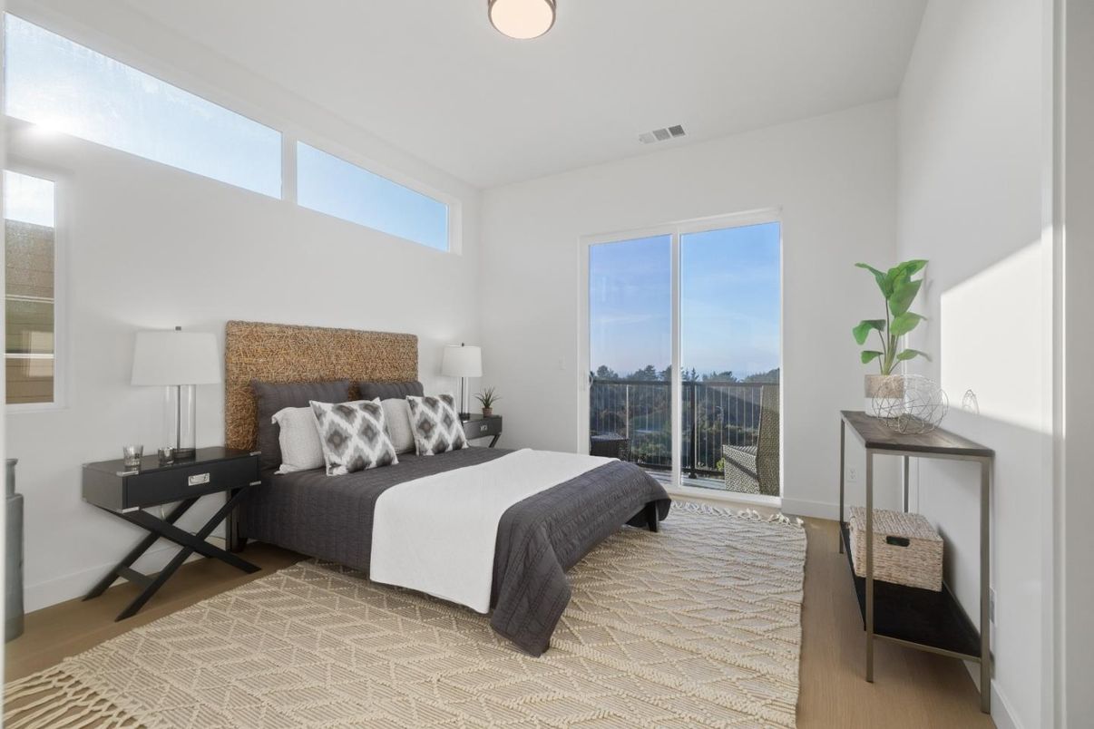 Bedroom, Interior, Wood Texture Flooring