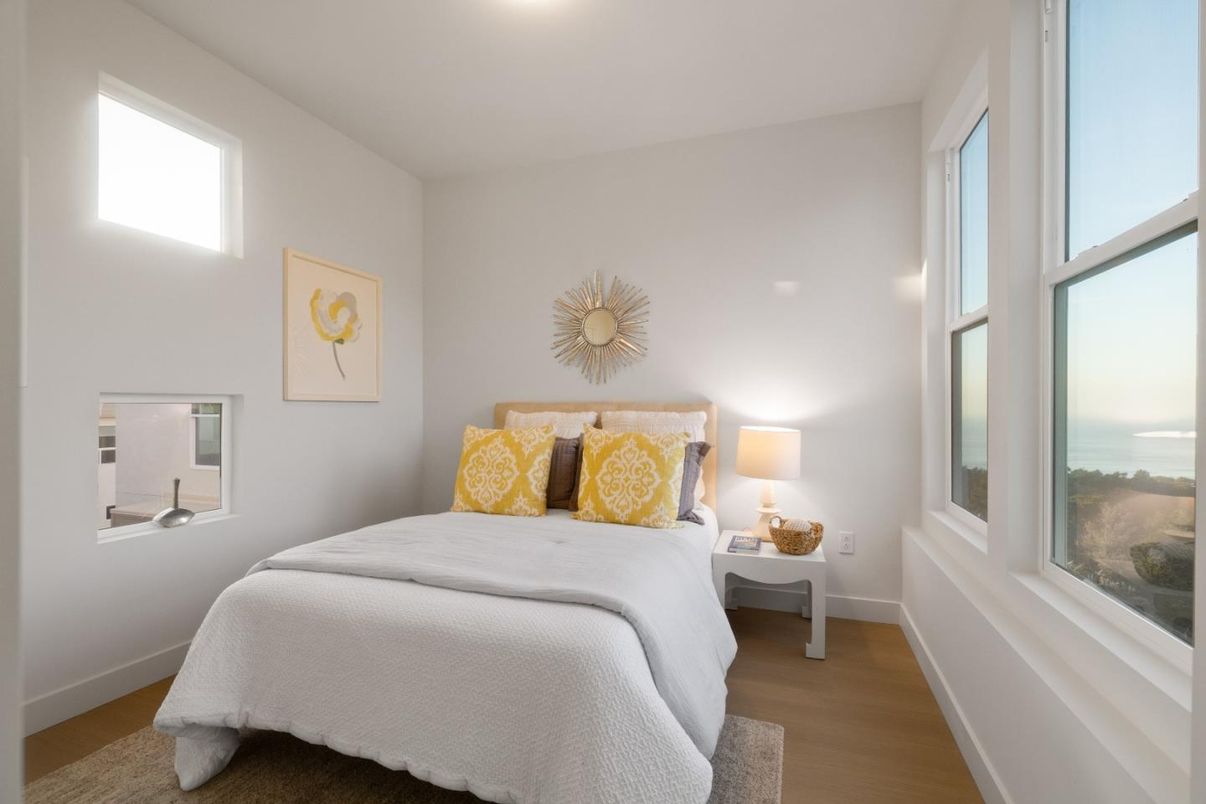 Bedroom, Interior, Water, Wood Texture Flooring