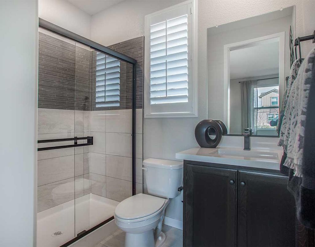 Bathroom, Glass Shower, Interior