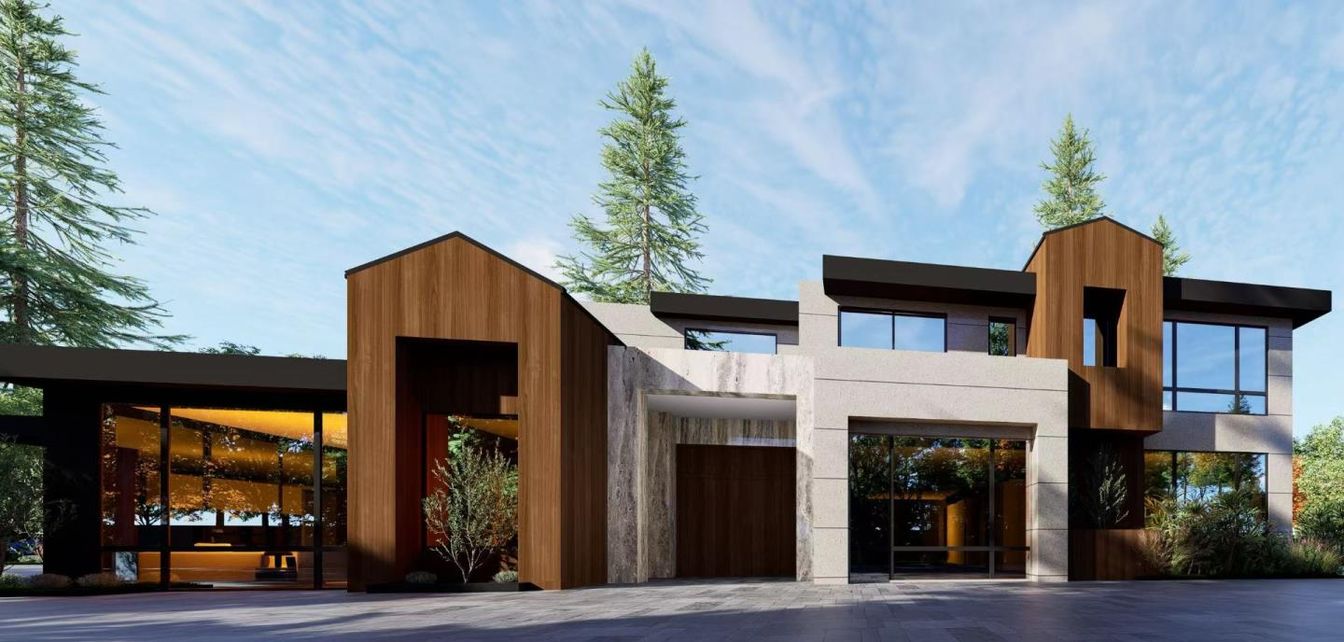 Exterior, Facade, Modern