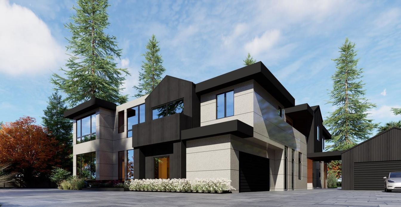 Backyard, Exterior, Facade, Modern