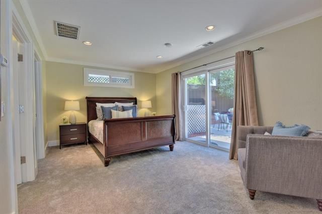 Bedroom, Interior, Recessed Lighting