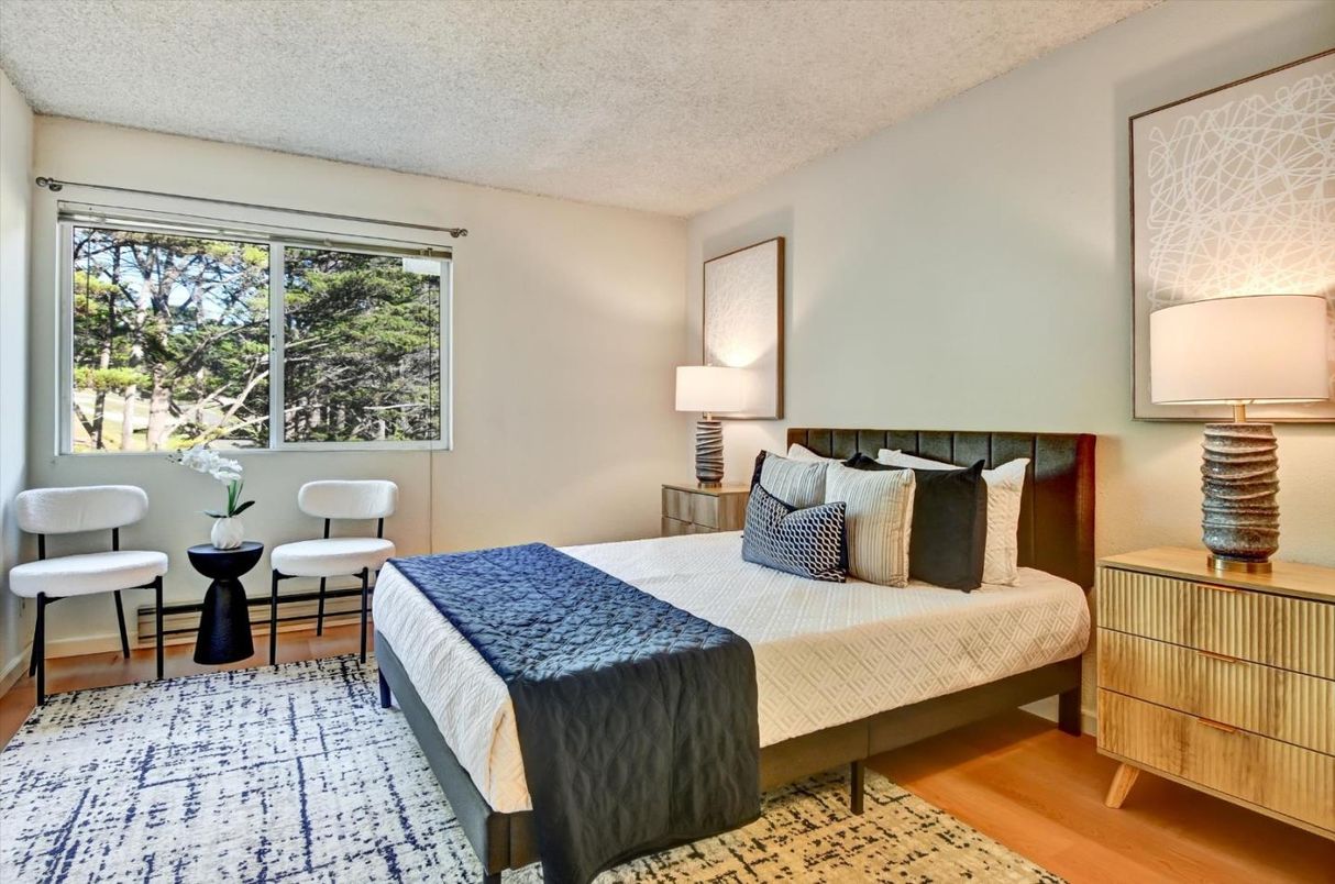 Bedroom, Interior, Wood Texture Flooring