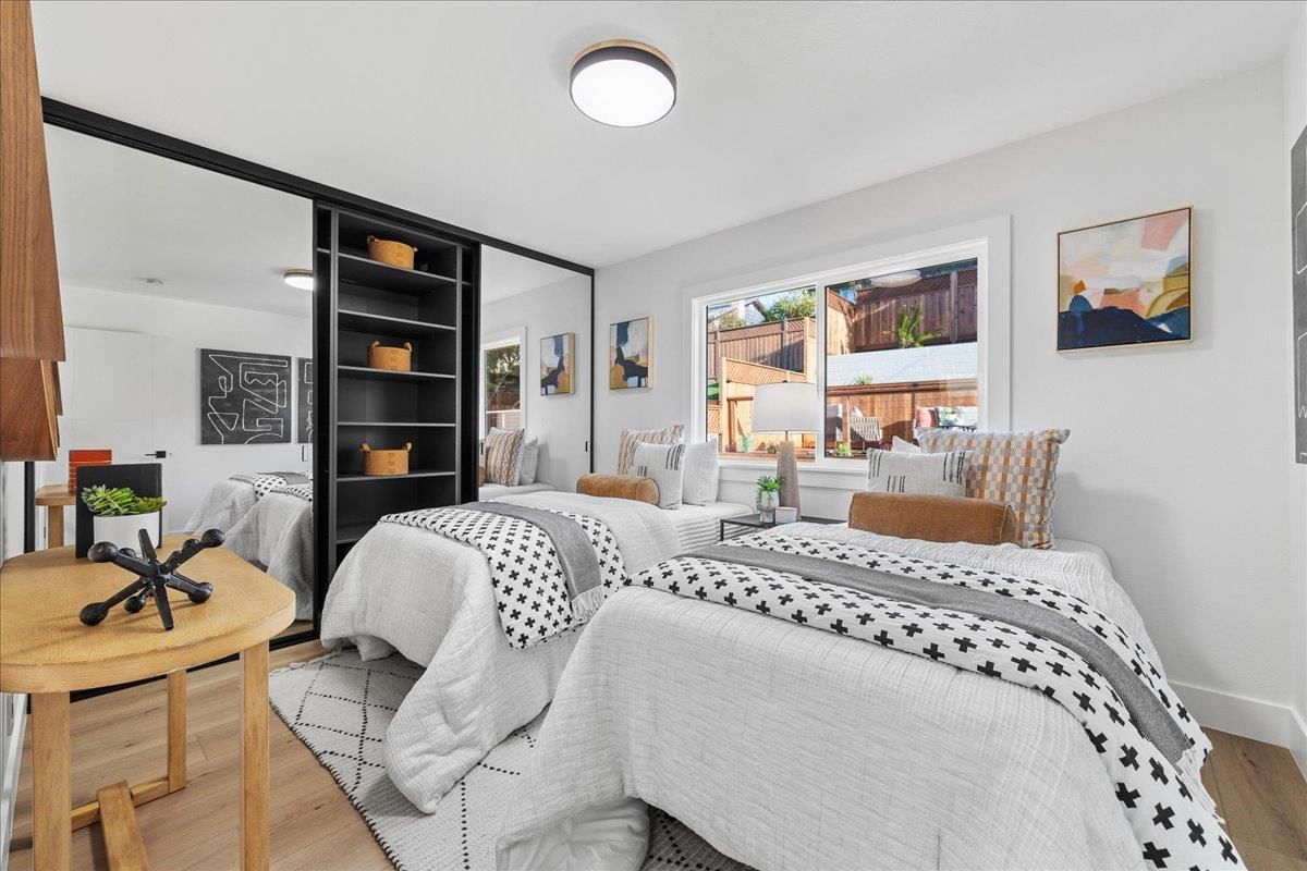 Bedroom, Interior, Wood Texture Flooring