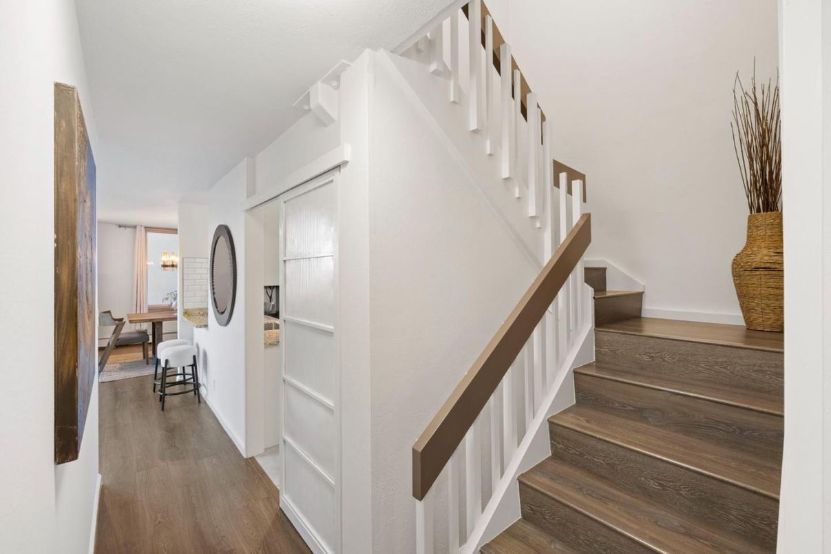 Dining room, Interior, Wood Texture Flooring