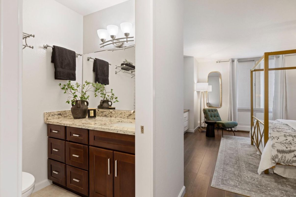 Bathroom, Interior, Wood Texture Flooring