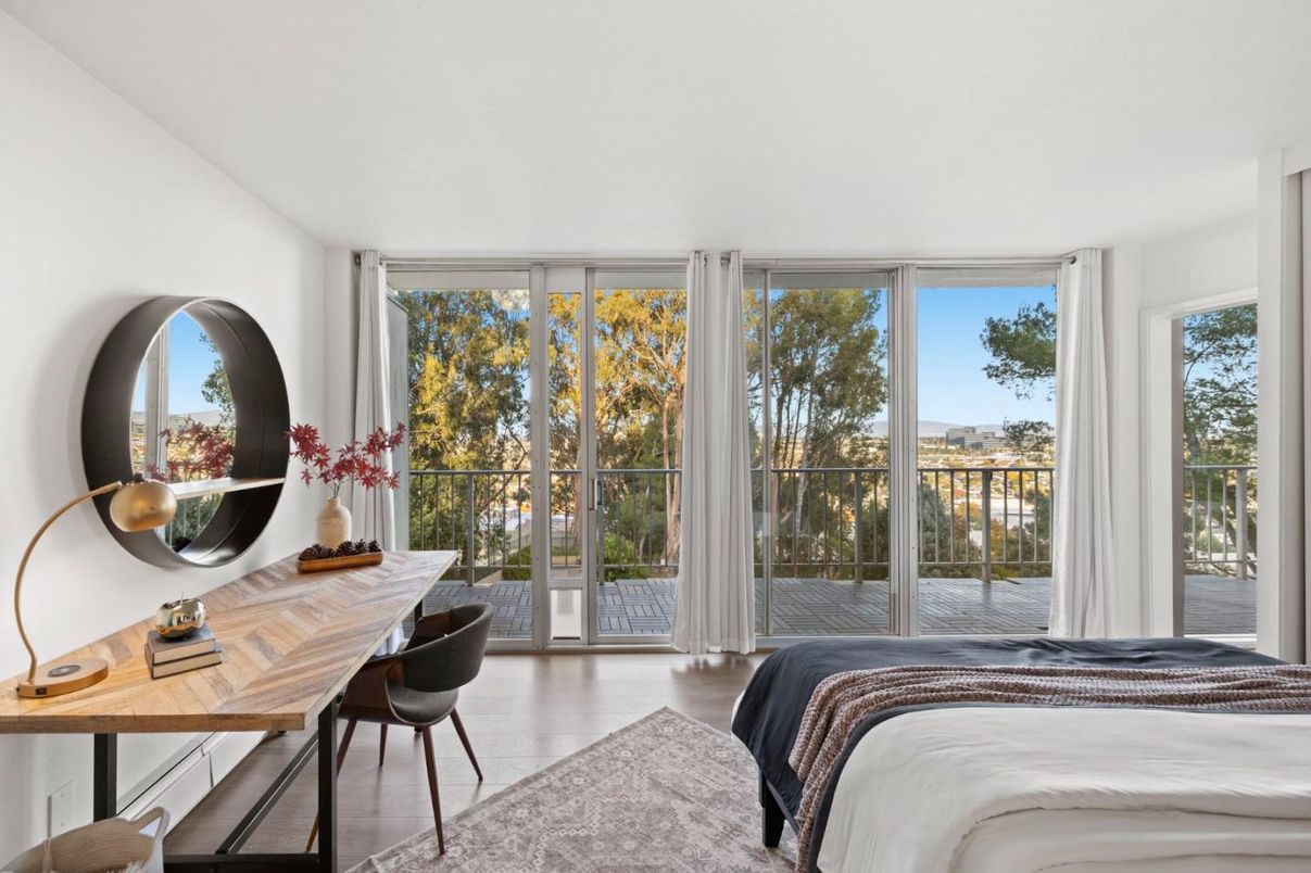 Bedroom, Home Office, Interior, Wood Texture Flooring