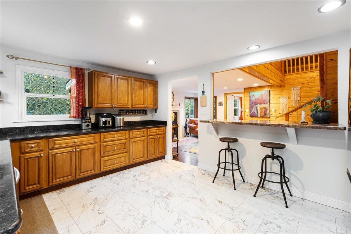 Interior, Kitchen, Marble, Recessed Lighting