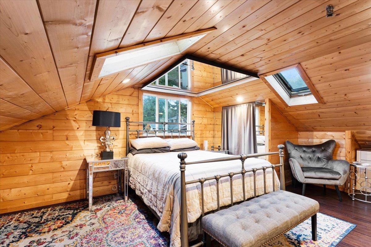 Bedroom, Interior, Wooden Ceilings, Wood Texture Flooring, Wooden Walls