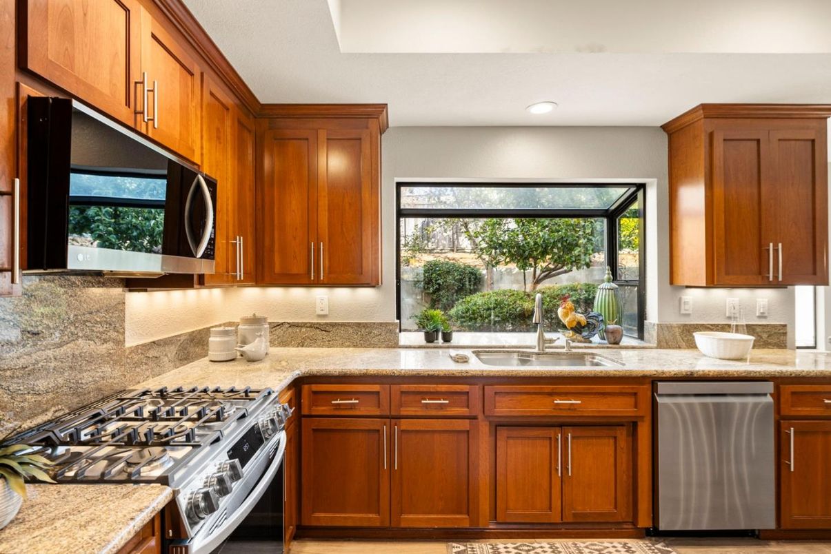 Interior, Kitchen, Recessed Lighting, Stainless Steel Appliances