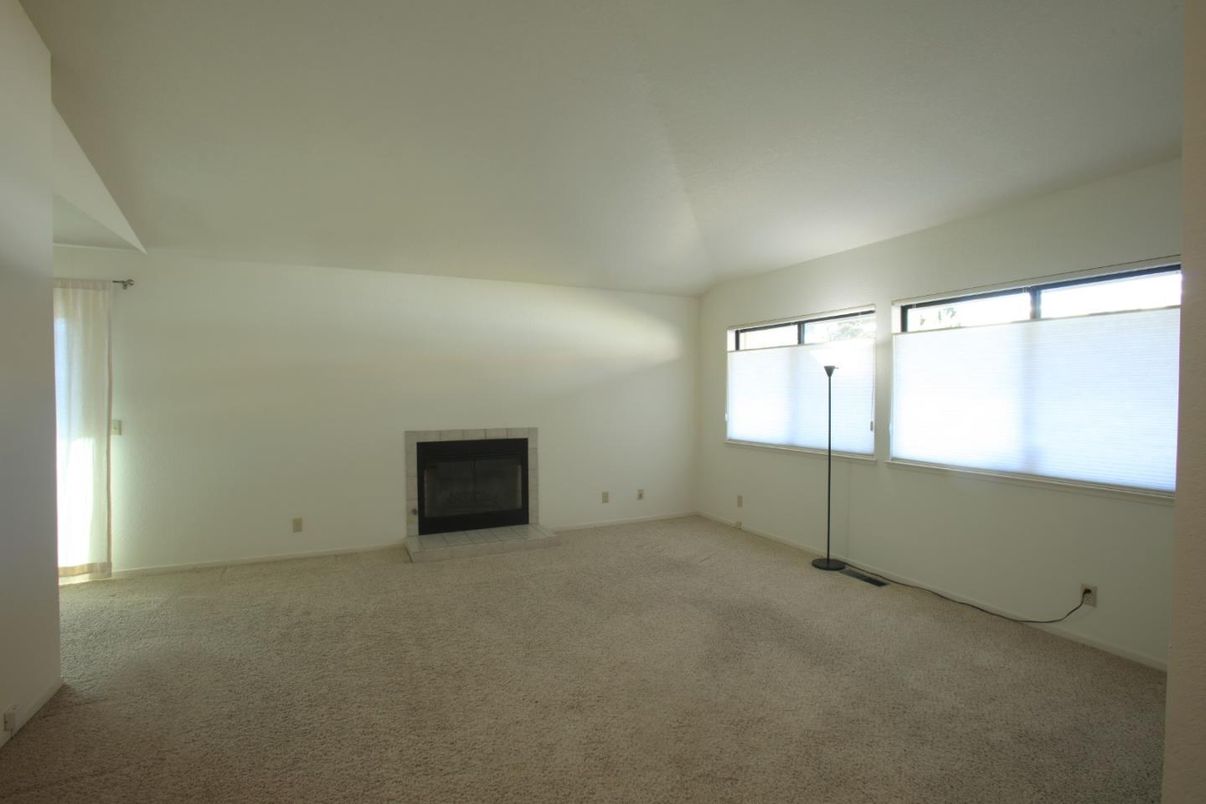 Empty room, Fireplace, Interior