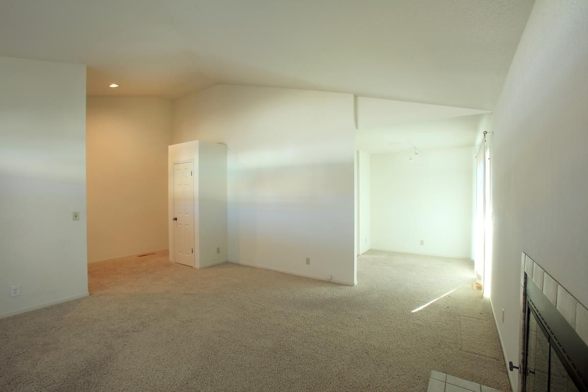 Empty room, Fireplace, Interior, Recessed Lighting