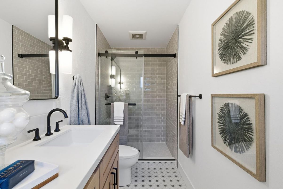 Bathroom, Glass Shower, Interior