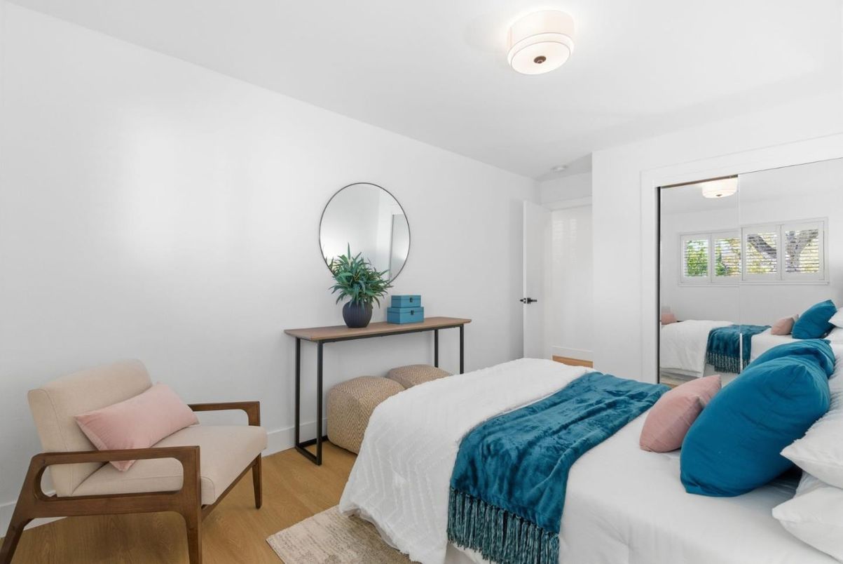Bedroom, Interior, Wood Texture Flooring