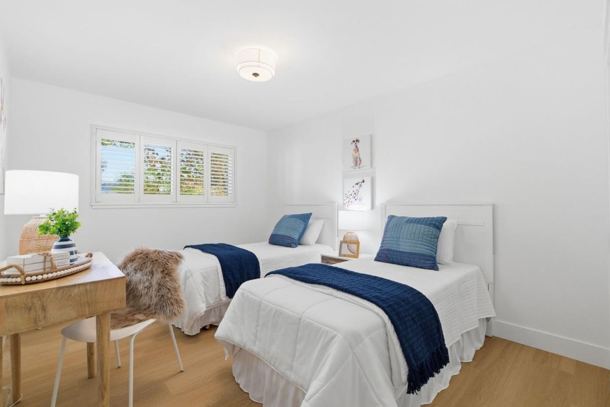 Bedroom, Interior, Wood Texture Flooring
