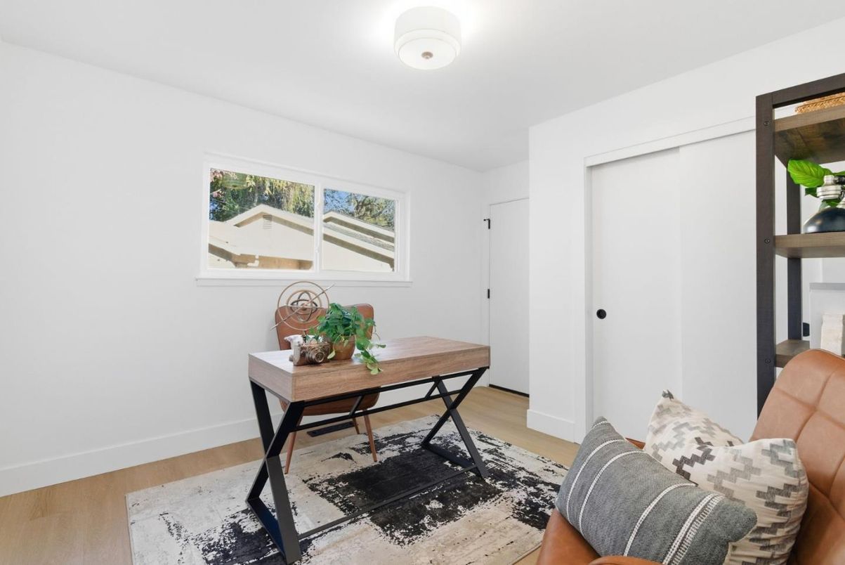 Home Office, Interior, Wood Texture Flooring
