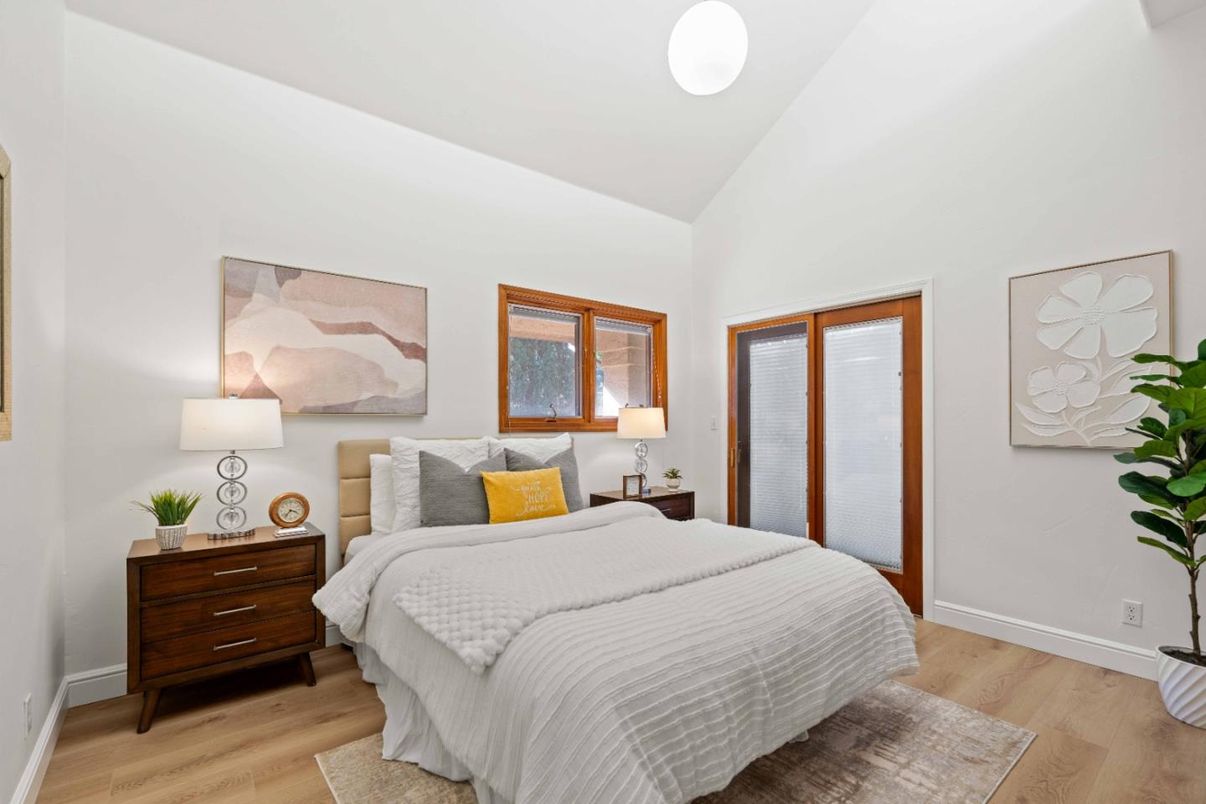 Bedroom, Interior, Wood Texture Flooring
