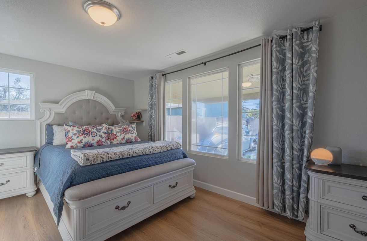 Bedroom, Interior, Wood Texture Flooring
