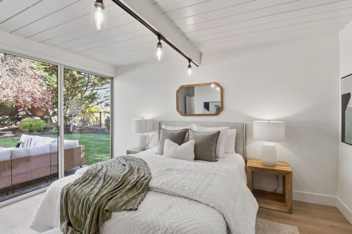 Bedroom, Interior, Wood Texture Flooring